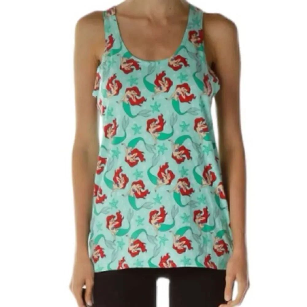 Disney Little Mermaid Tank Top Woman’s Size M
